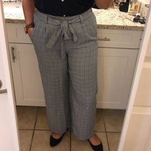 Blue Plaid Trousers